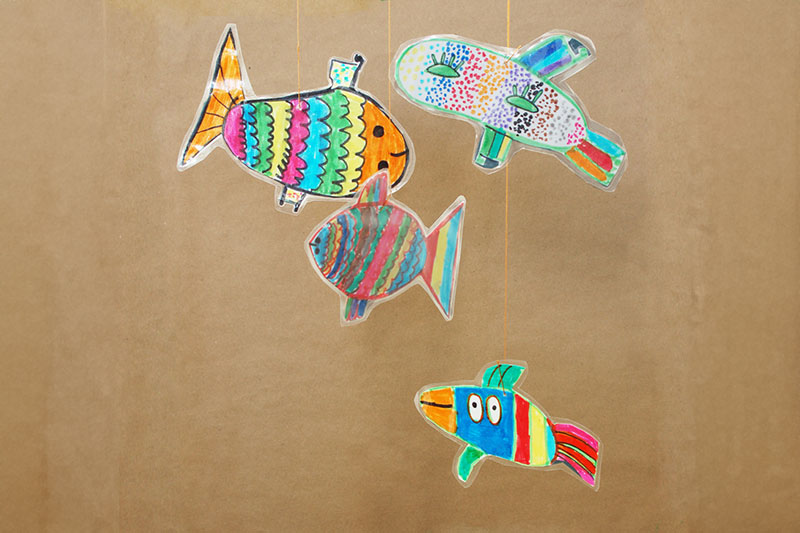 móvil de peces